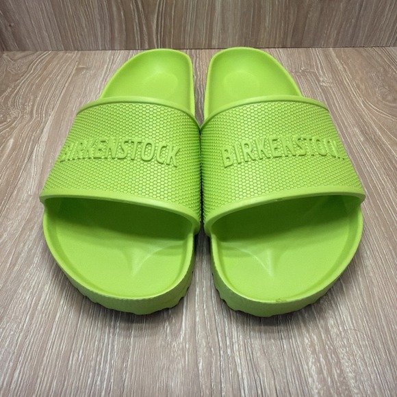 Birkenstock Other - Birkenstock Barbados Men's Green Slide Sandals Slip-On Logo Solid US 9 EU 42 W11